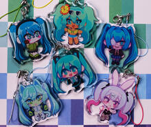 Miku epoxy charms